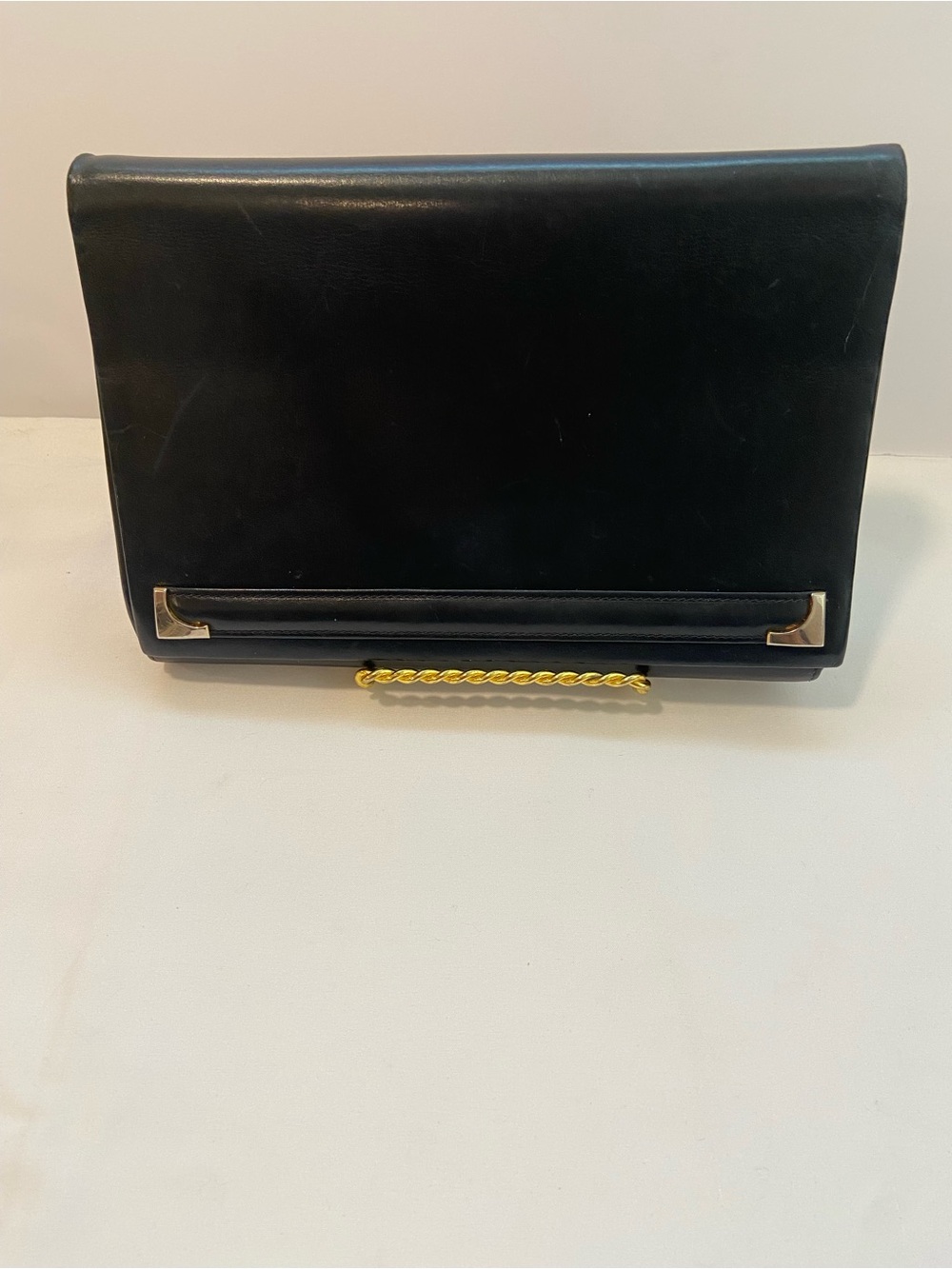 Vintage black clutch